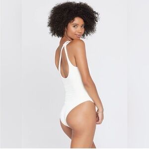 L*Space Classic White One Piece Swimsuit